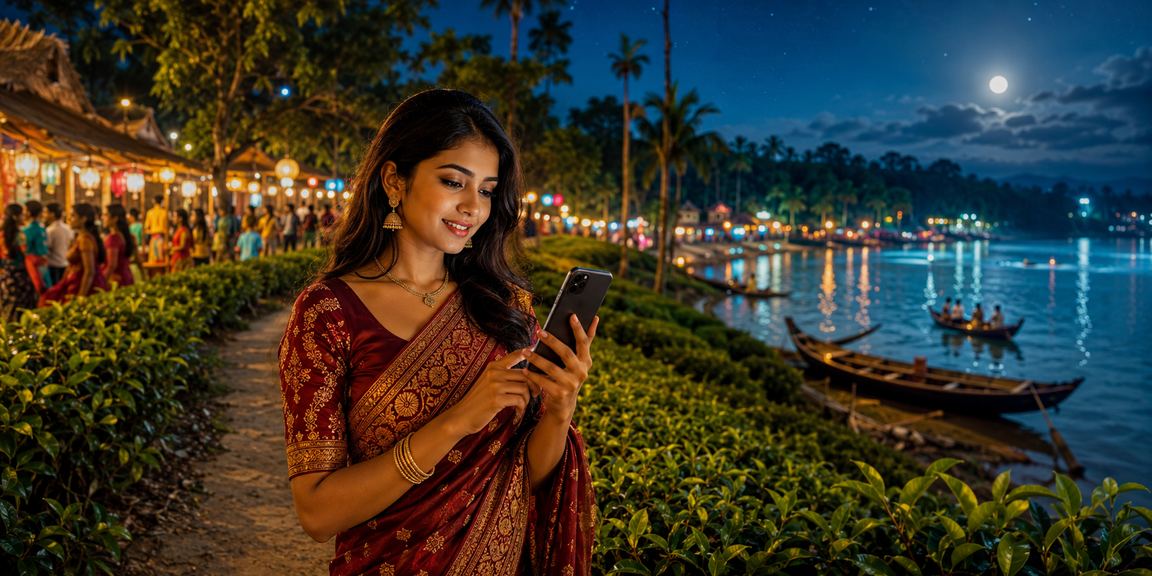 সুন্দরবনের ডিপোজিট বোনাস চা বাগানের দৃশ্য
